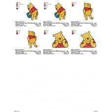 Package 3 Winnie the Pooh 09 Embroidery Designs